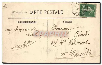 Luchon — A Avenida Carnot — Os Guias em Grande Tenue — L.L. n°78 — Verso
