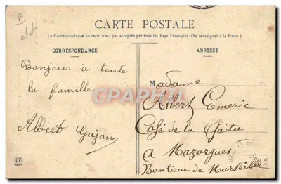 Un Guide de Cauterets à Cheval — Les Hautes Pyrénées — Phototypie Labouche frères, Toulouse, n° 284 — Verso