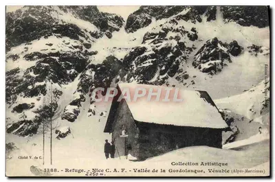 Nơi trú ẩn trong thung lũng Gordolassque — Yésubie (Alpes-Maritimes) — Bộ sưu tập Nghệ thuật, Nice C.A.F.