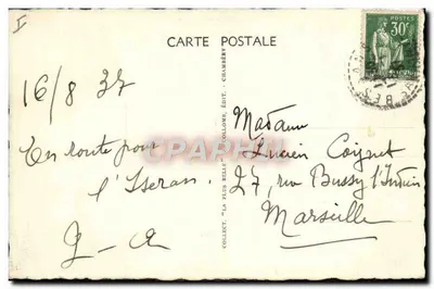Route van het Col de l'Iséran — De Wachthut en de Gletsjers van de Galise — Gomy — Achterkant