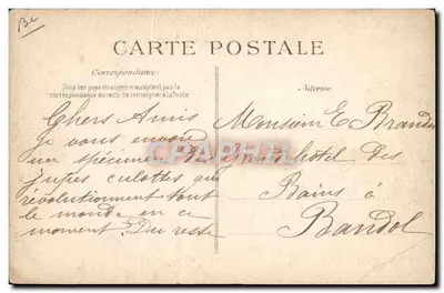 De Nieuwe Mode — Officiële uitgang van de Kleurige Broekje aan de Vereniging Auteuil — E.D. — Achterkant