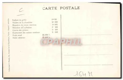 Locomotora Nord 3.908 — Las Locomotoras Francesas (Nord) — F. F. Paris — Reverso