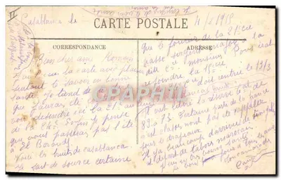 Bédouina carregando seu filho — SCÈNES ET TYPES — LL — n° 6394 — Verso
