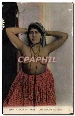 Mulher em traje oriental — Scènes et Types n°6268 — LL