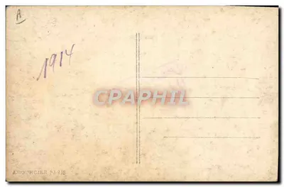 Entrega das bandeiras tomadas aos Alemães ao Governador dos Invalides — Paris — J. Courcier — Verso