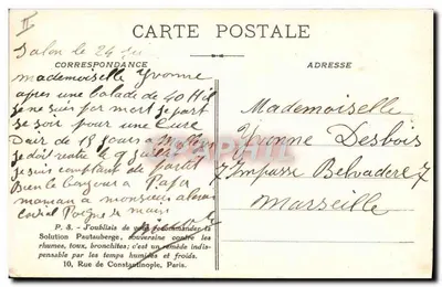 Bandeiras dos regimentos alemães — 1914-1915 — Solution Pautaubege — Verso