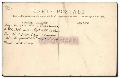 La Anguila, submarino — A. Bougault, n°415 — Reverso