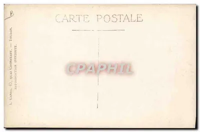 Submarino S72 — Toulon — A. Ganda, 65, Quai Cronstadt — Verso