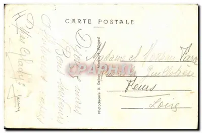 Dijon — O Teatro — D.D. — Fotocromia D. Delbouy Mirecourt (Vosges) — Verso