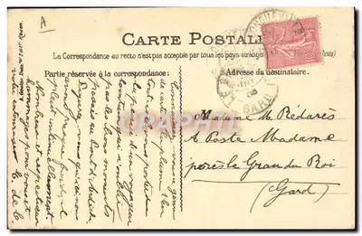 As Velhas Torres e o Teatro — Dieppe — A. Goulay — Verso