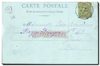 Versailles — IL CASTELLO — G. Fot. — Verso