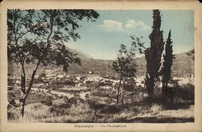 Manosque — Vista Panorâmica — Edit. Châriz, Manosque