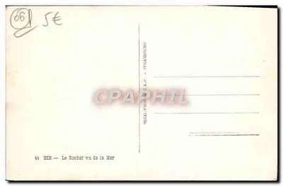 Cap — Wzgórze widziane z morza — REAL-PHOTO C.A.P. — STRASBOURG — Rewers