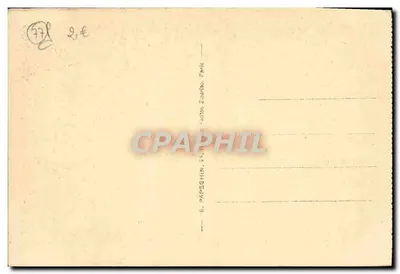 Palácio de Fontainebleau — Quarto da Rainha — Editor E. Papéghin, Paris — Verso