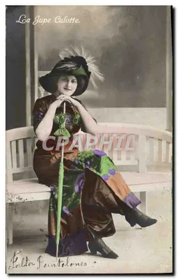 La Jupe Culotte — Photographie colorisée — Poltto Pourtolones