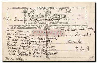 Mme Barelly — Th. Réjane — As Rainhas da Moda, n° 3377 — Verso
