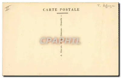 Col Izoard (2400m) — O Refúgio — A. Houlier, Grenoble — Verso