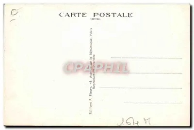Locomotiva francesa — Nord - Tipo Baltici — Editor F. Fleury, Paris — Verso