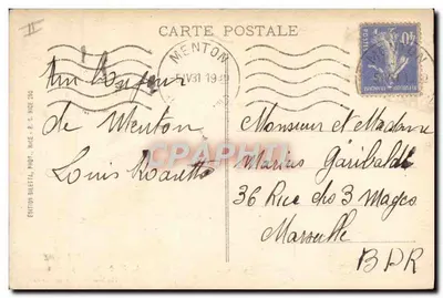 Port — Batory — Menton — Wydawnictwo Biletti, nr 303 — Rewers