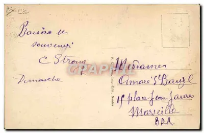 Al Lato dell'Oceano — Prima delle Regate — F. Gatteau, Imp. Édit., Nantes — Verso