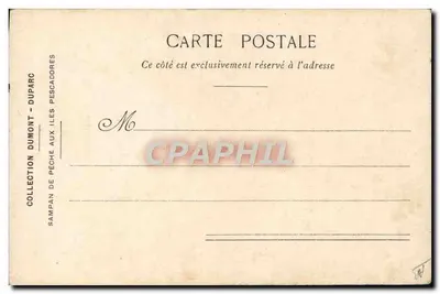 Barca a vela — mare agitato — R. Dumont Duparc, 1917 — Verso