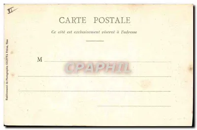 Casa de prostituição — Habitação de Alphonse Karr — St-Raphaël, Coleção Artística, n°1601 — Verso