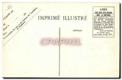 Glorificação do Soldado Anônimo — Transferência do Coração de Gambetta — M. Millerand no Cortejo, praça da Concorde — 11 Novembro 1920 — Editor ELD — Verso