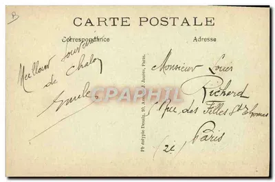 Chalon-sur-Saône — Officina del Piccolo Creusot — Un Sottomarino — Edit. P. O. — Verso