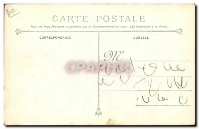 Toulon — Submarino torpedeiro Gustave-Zédé — Fototipia Marius Bar — Verso