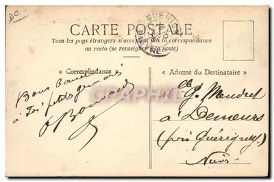 Submarino "Gymnote" — Marinha Militar Francesa — editor desconhecido, n° 357 — Verso