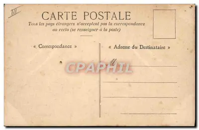 O "Gustave-Zédé", submarino — Marinha Militar Francesa — Coleção A. Couturier, n° 301 — Verso