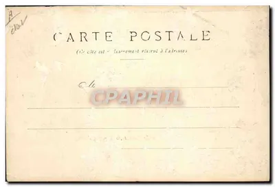 Tarjeta postal antigua Barco Toulon El Gymnote submarino — Reverso