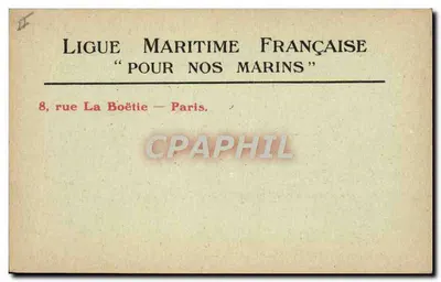 Submarino realizando uma mergulho — Marinha de Guerra — Editor Lévy Fils & Cie, Paris, n°50 — Verso