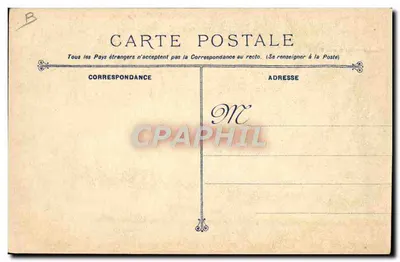Torpilleur Submersible THON — Marinha Militar Francesa — 1915 — Fototipia Marius Bar — Toulon — Verso