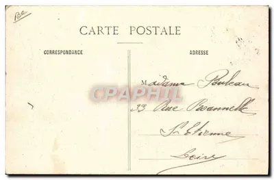 Le Gymnote — podwodna łódź — Cliché Giraud — Clavel, wydawca, Toulon — Rewers
