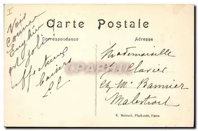Enghien-les-Bains — Teatr i ogród rózowy — E. M’ — Rewers