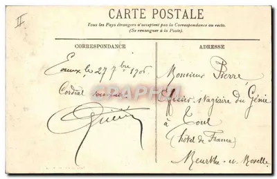 Evreux — O Teatro — editor Lancia, n° 290 — Verso