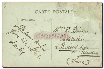 La Fère destruída (Aisne) — O Teatro — Charles Louis, Foto., Chauny-Tergnier-La Fère — Verso