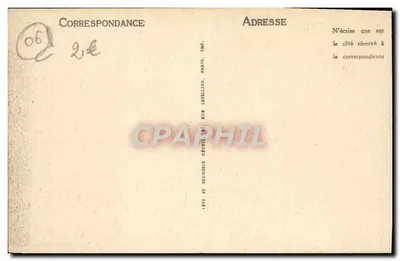 Eze (Alt. 350 m) — Vue sur le Village et le Cap-Ferrat — LL — Rewers
