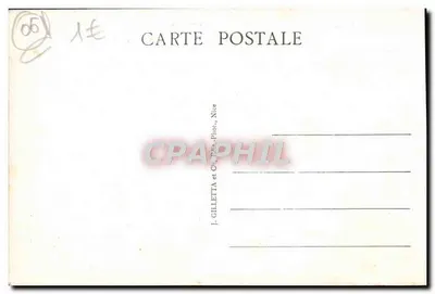 Nice - Casino da Ponte e Passeio dos Ingleses — Editor J. Gilletta, n°27 — Verso