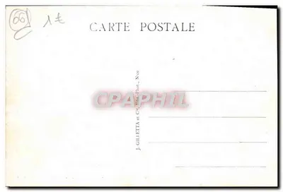 Nice — Pałac Jetée między palmami — Wyd. Gilletta, nr 168 — Rewers