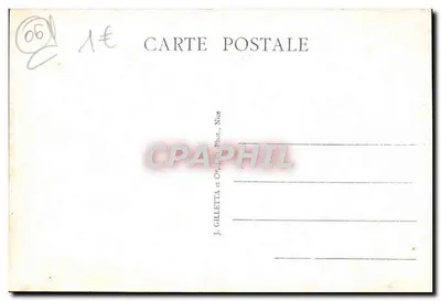 Nice - Baie dos Anjos entre as flores — J. Gilletta, Nice, n°30 — Verso