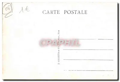 Nizza - Waterval van het Kasteel — Uitgave Gilletta, n° 39 — Achterkant