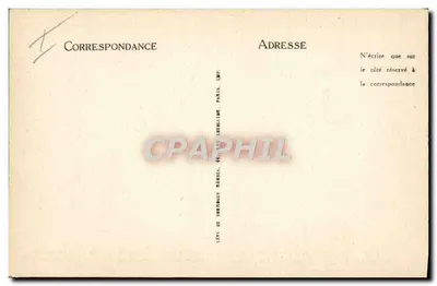 Marie Anne Charlotte Corday — Reproduction d'une gravure de l'époque représentant Charlotte Corday dans sa cellule écrivant à son père — ND — Verso