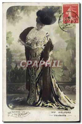 Mme Welford — Les Reines de la Mode — éditeur Laut Boyer, n°375