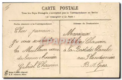 Bambino che pattina — 365 GIORNI DI FELICITÀ — K.F. editori, Parigi, Serie 0,3492 — Verso