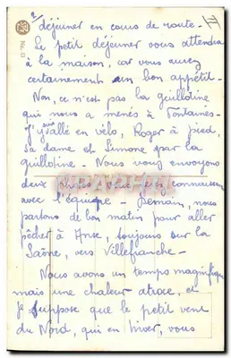 Pod księżycem — Scena morska — J. Gansky — Rewers