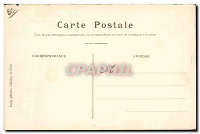 Musique de la Garde Républicaine — Chef Gabriel PARÈS — Dans la Cour du Quartier, devant un bâtiment à dôme — Verso