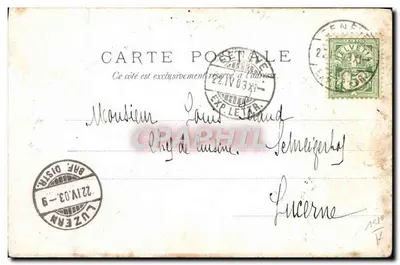 Musique de la Garde Républicaine — drapeau tricolore orné de couronne de la République — éditeur P. Teulliet, Édit. Genève — Verso