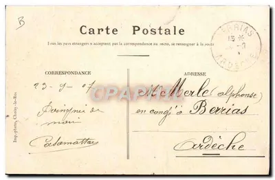 Companhia ciclista da Guarda Republicana — Ch. Debrock — Paris — Verso